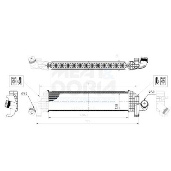 LadeluftküHler FüR Volvo C30 C70 II S40 V40 Cross Country V50 04-16 30665966-image