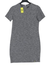 Superdry A-Line Midi Dress UK8 in Grey