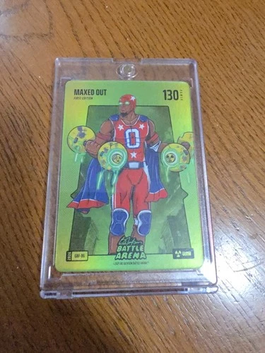 Bo Jackson Battle Arena Maxed Out Green Glow Case Hit SSP