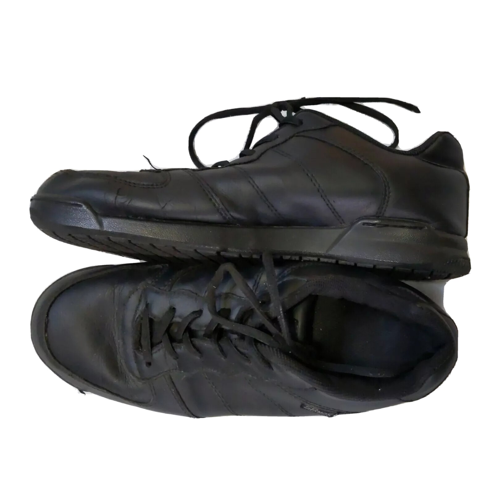 SAOLA Scarpe uomo SR Max in pelle nera stringate SSR Grip taglia 9