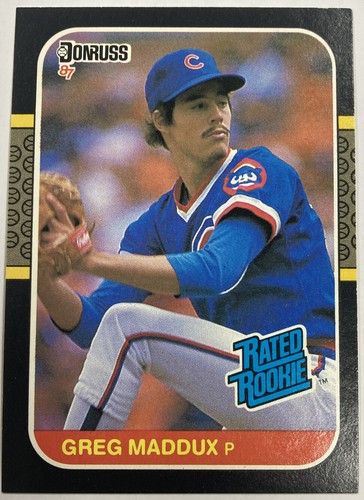 Greg Maddux 1987 87 Donruss Rookie Card #36 HOF Rookie (141) - Bild 1 von 2