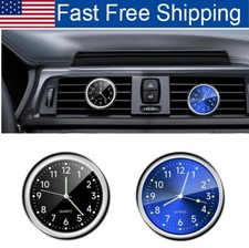 Mini Car Dashboard Clock Tiny Analog Clock Watch for Vehicle Stick on Clock USA