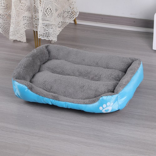 Dog Bed Cat Beds Soft Washable Fleece Puppy Cushion Warm Pet Basket Large Dog L - Picture 30 of 35