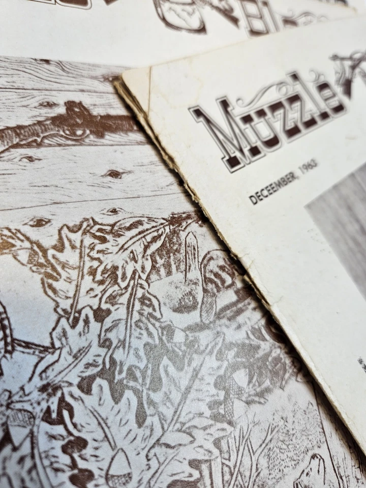 Lot 12 Vintage Muzzle Blasts Magazine 1963 Full Year Muzzleloading Black Powder - Image 3 of 4