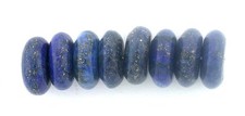 EIGHT 14mm x 5mm 14x5 Rondelle Lapis Lazuli Gem Gemstone Bead Natural COL7SL2