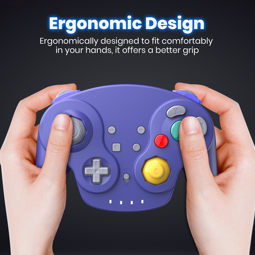 2.4G Wireless Gamecube Controller with Adapter for Nintendo Gamecube NCG Console - Picture 17 of 42
