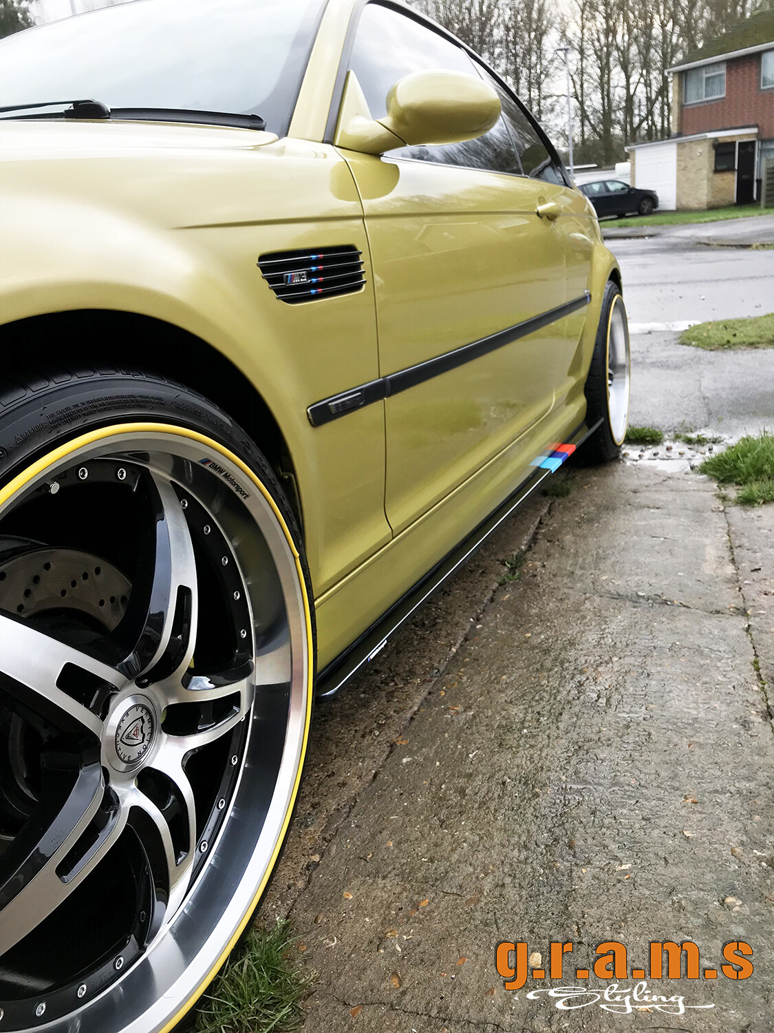 BMW E46 CARBON FIBRE Side Steps Side Skirt Extensions Aero Performance