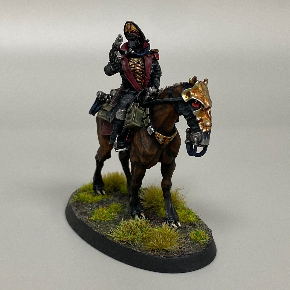 DEATH RIDER OF KRIEG COMMISSAR PAINTED FORGE WORLD WARHAMMER