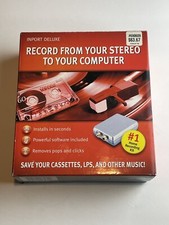 Xitel Inport Deluxe Stereo To PC Audio Recording Kit Converter Cassette