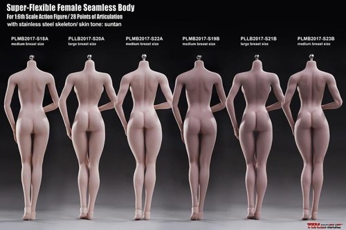 1/6 TBLeegue PLMB2017-S22A Phicen Female Seamless Body Medium Bust pale NIB - Picture 4 of 11