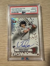 Triston Casas 2023 Topps Chrome Pristine Refractor Rookie Auto PSA 10 Pop 6