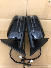 Car Side Door Mirror Pair For Mercedes Benz W204 C Class C200 C180 C300 Black