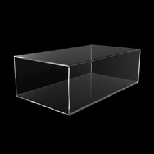 Abdeckhaube Museumsvitrine Acrylhaube Schutzhaube Hygiene- Spuckschutz m. Boden