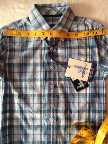 Johnnie-O Brand New Plaid Button-Down Long Sleeve Shirt Little Kids Sz2 - Picture 11 of 12