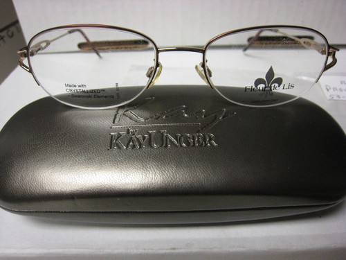 FLEUR DE LIS Eyeglass Frames PROVENCE in RED 53-18-130