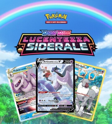    Pokemon Karten Set TCG ''Sternenglanz OFF SERIE'' Ita