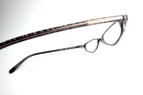 Ellen Tracy Eyeglasses 48-18-145 Black Pink cat eye slim retro ET3020 - Picture 7 of 9
