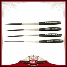 Bobbo/Mack Super Quad Pinstriping Paint Brush Sizes #00,#0,#1, #2 OR Set of Four