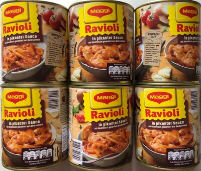 Maggi Ravioli in pikanter Soße Konserven