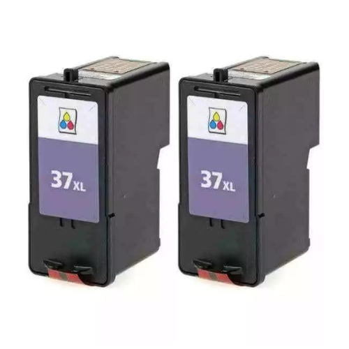 2x NON-OEM Lexmark Color Ink Cartridge X2690 Replaces 18C1960 Standard Yield