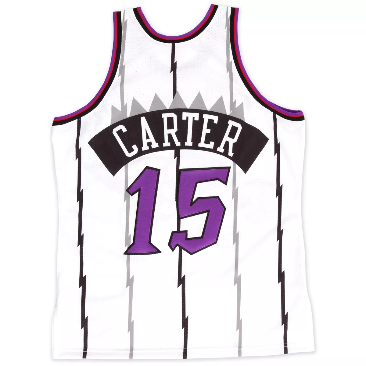 Women's Mitchell & Ness Vince Carter White Toronto Raptors 1998