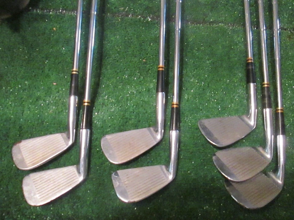 Golf Vintage Wilson Sam Snead Blue Ridge Irons 3-9 JUMBO Lamkin Crossline Grips - Image 2 of 4