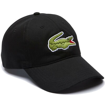 【関税&送料込】Lacoste Baseball Hat With Logo LACOSTE LOGO embroidered adjustable baseball hat trucker