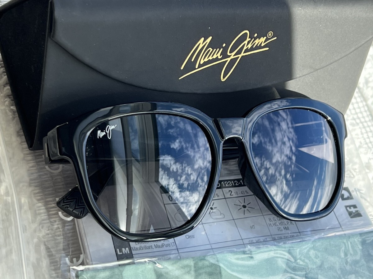 Maui Jim Akahai MJ 646 14A Black Frame Neutral Grey Polarized