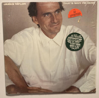 JAMES TAYLOR  That's Why I'm Here  1985 Vinyl LP Columbia FC 40052 Open Wrap VG+
