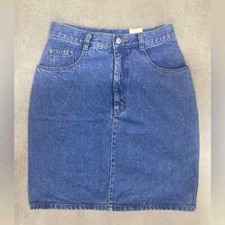 Vintage Jordache Jeans Denim Skirt Size 8 NWT