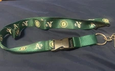 Oakland Athletics  “A’s”    24" Long Nylon Breakaway ID Holder/Lanyard/Keychain