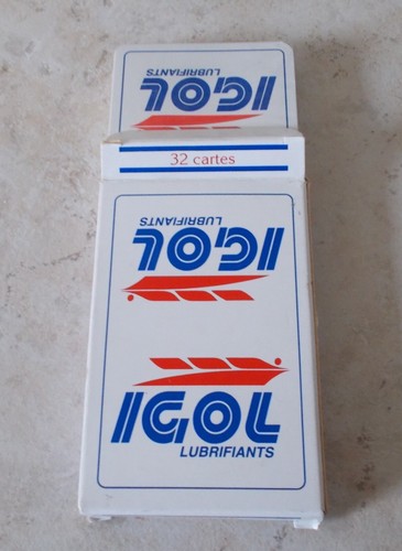 Vintage IGOL Lubrifiants 32-card deck antique France vtg advertising #2 - Picture 4 of 4