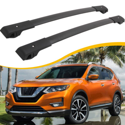 Roof Rack Cross Bars For Nissan X-Trail Rogue 2014-2020 With Raised Side Rails