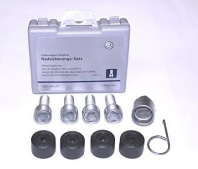 New Genuine OEM Volkswagen Golf MK7 Wheel Lock Bolts Set Kit 5Q0698137 ...
