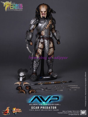 その他 ALIEN VS. PREDATOR SCAR PREDATOR Perfect Hot Toys 1/6 Mms190 Avp Scar Predator 2.0 Alien Vs