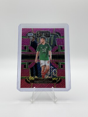 2023 SELECT FIFA HIRVING LOZANO PINK MOJO PRIZM TERRACE MEXICO /199 