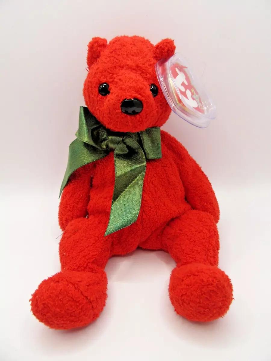 TY BEANIE BABY MISTLETOE THE CHRISTMAS BEAR MINT CONDITION