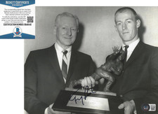 TERRY BAKER OSU OREGON STATE BEAVERS 1962 HEISMAN SIGNED 8x10 PHOTO BECKETT BAS