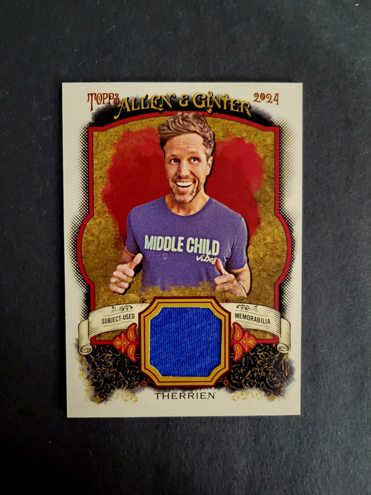 2024 Topps Allen & Ginter, TJ Therrien Relic #AGR-TTH