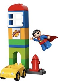 EUC Lego Duplo Superman Rescue 10543 - All Bricks Included, No Cape Or Box