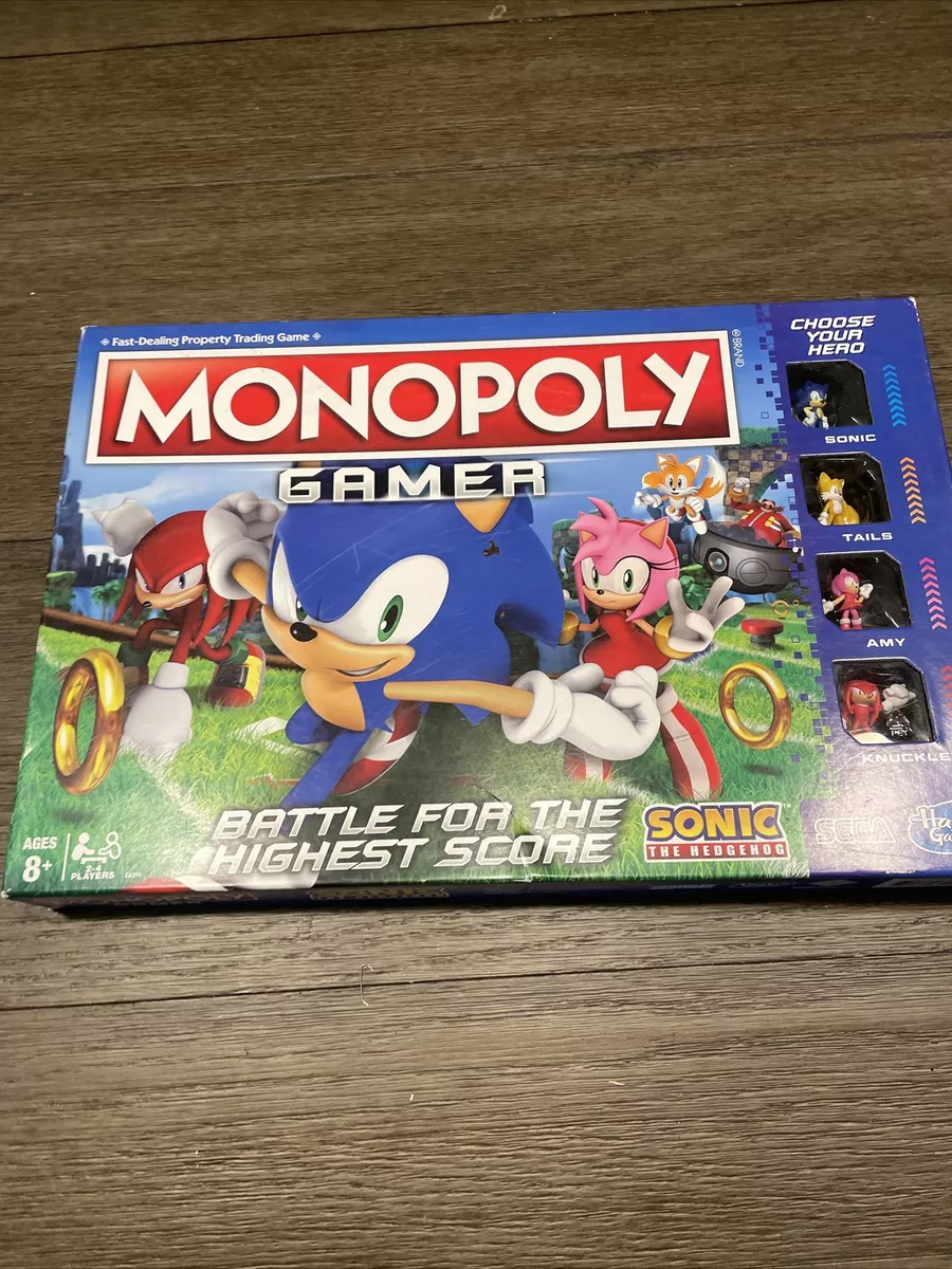 Monopoly Gamer Sonic The Hedgehog Edition Board Game 