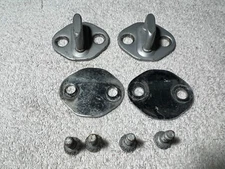 1986 Dodge Mitsubishi D50 pick up right and left door striker plates