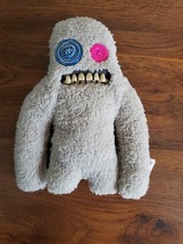 Fuggler Sasquoosh Variant 1 Fuzzy Grey Funny Ugly Monster Plush Stuffed Animal