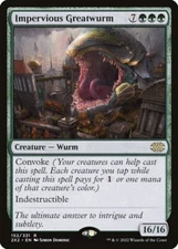 MTG Magic the Gathering Impervious Greatwurm (152/686) Double Masters 2022 LP
