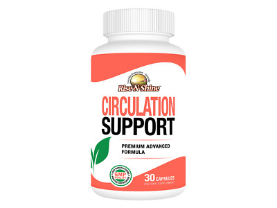 Circulation Support Supplement for Blood Flow, Vein & Leg Health - Herbal Formul