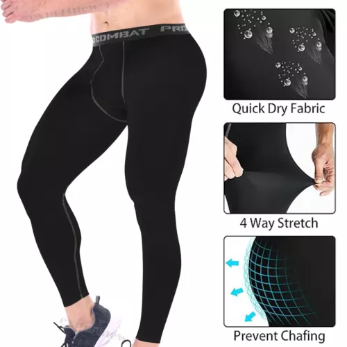 Herren Kompressions Leggings Hose Trousers Fitness Baskerball Jogginghose HEISS - Bild 3 von 24