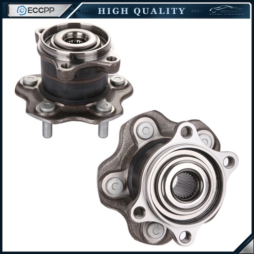 Pair Rear Wheel Bearings Hubs For Nissan Rogue 2008 2009 2010 2011 2012