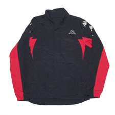 Kangol Womens Black Regular Colourblock Track Jacket S