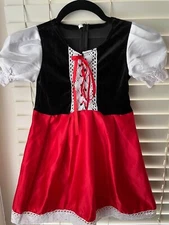 Renaissance Dress Oktoberfest German Costume SIZE GIRLS 5 / 6