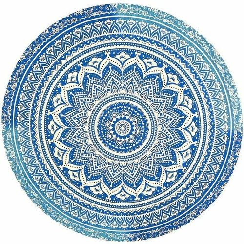 Strand Hippie Mandala Bohemian Rund Wandteppich Überwurf Yogamatte Handtuch Indische Decke - Bild 18 von 18